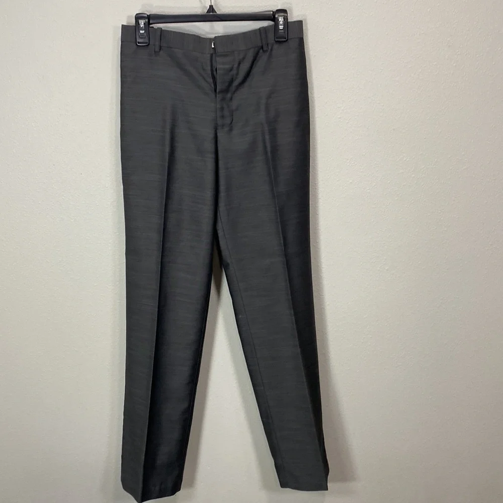 INC international‎ concepts slim fit suit jacket pants blazer gray 30x32